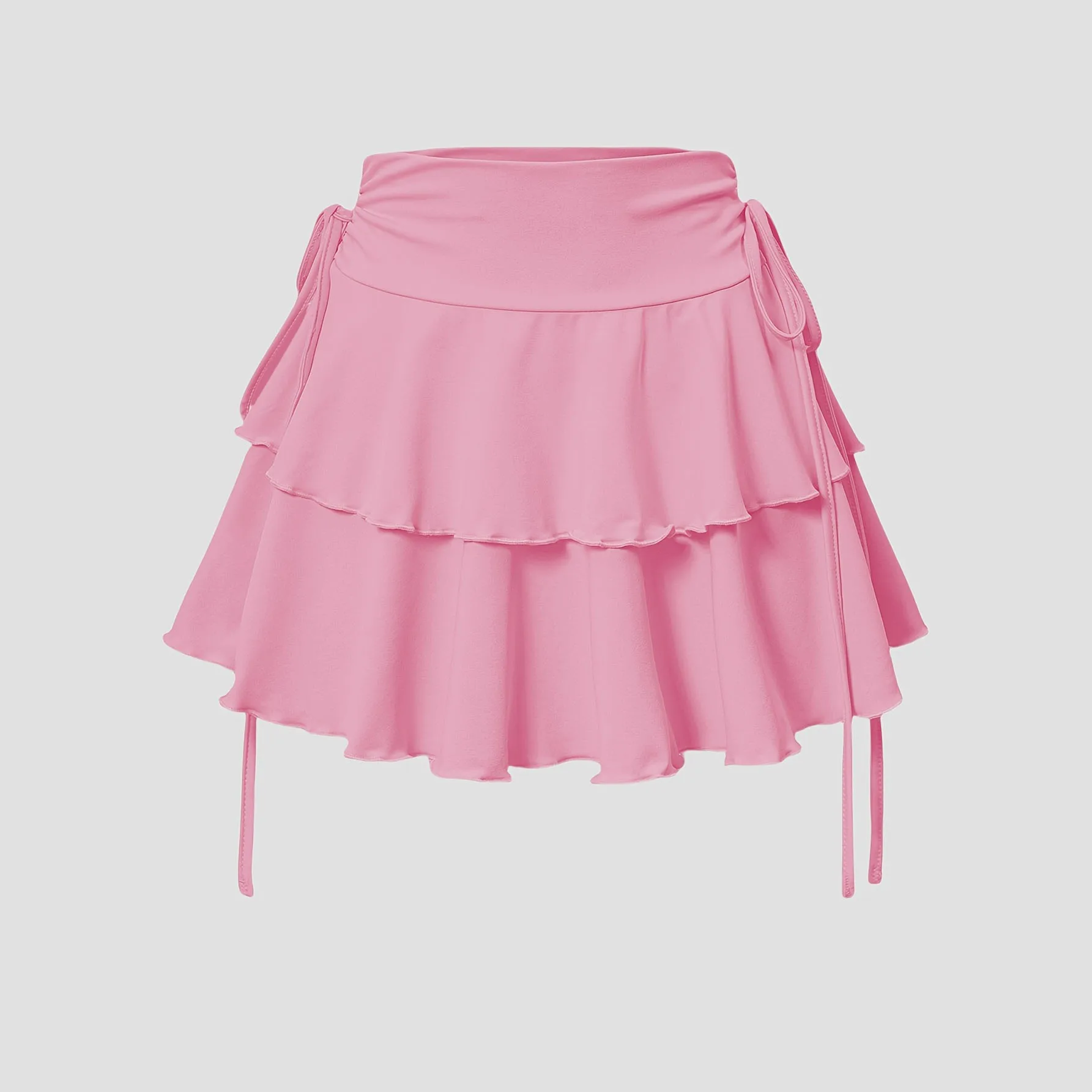 Y2k Neuer Einfarbiger Rock Damen Sommer Mode Outdoor Vielseitig Hohe Taille Schlanke Passform Elastische Taille Minirock Kurz – Detail 11