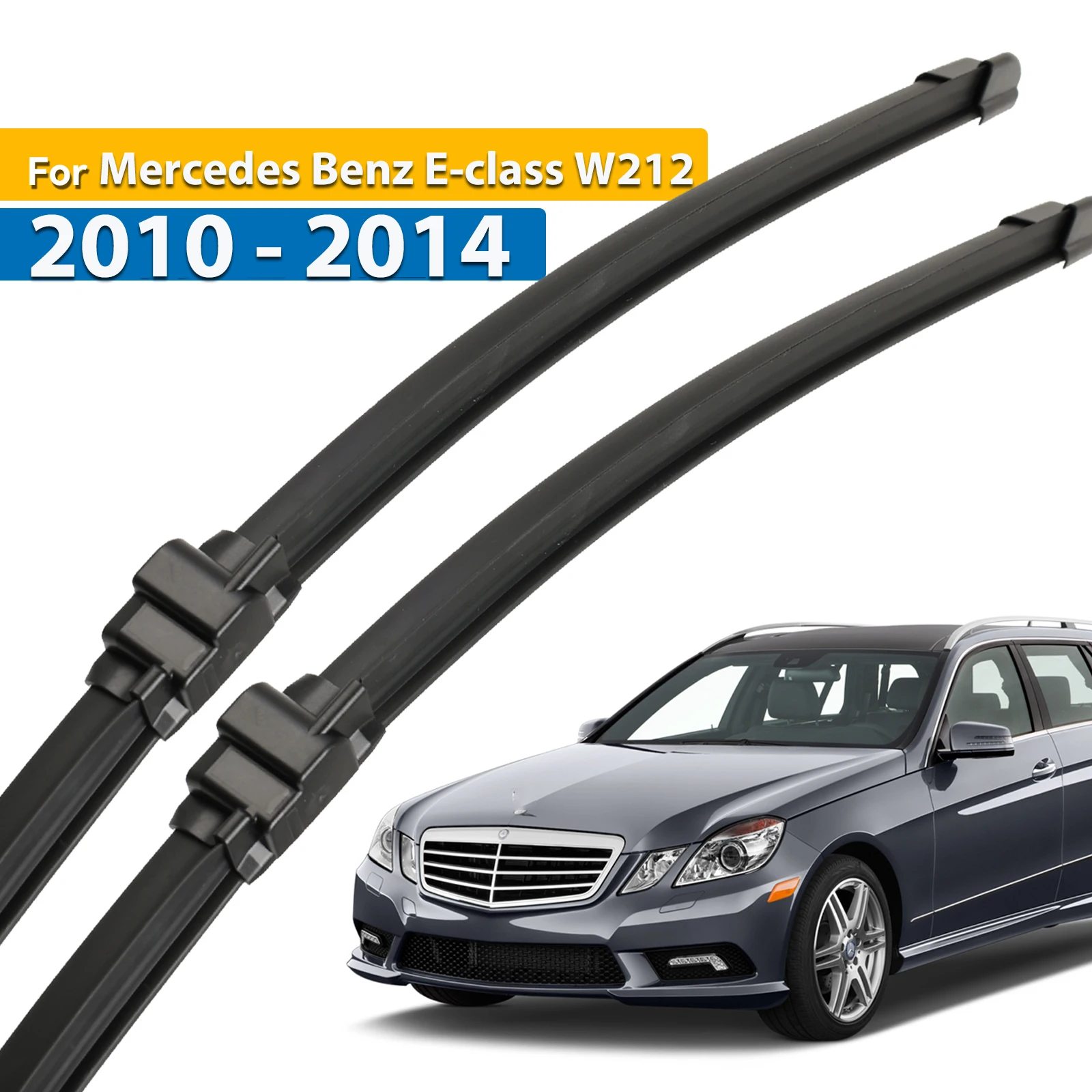 

Erick's Wiper LHD Front Wiper Blades For Mercedes Benz E-class W212 2010 - 2014 Windshield Windscreen Window Rain Brush 24"+24"
