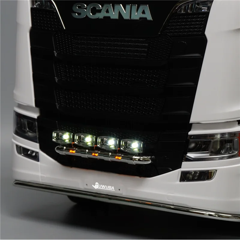 1:14th Scale LED Headlights Light Board Lamp for Tamiya RC Dump Truck SCANIA 770S 6×4 56368 8X4 56371 Car Accessories