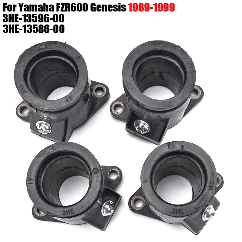 

Carburetor Adapter Inlet Intake Pipe For Yamaha FZR600 FZR 600 Genesis 1989 1990 1991 1992 1993-1999 3HE-13596-00 3HE-13586-00