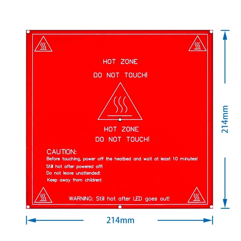 RepRap mendel PCB Heated Heatbed MK2B  for 3D printer hot bed