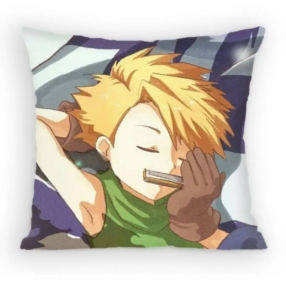 Digimon Ishida Yamato Pillow Case Sofa Living Room Bedroom Headboard Backrest Cushion Square Cushion Nap Time