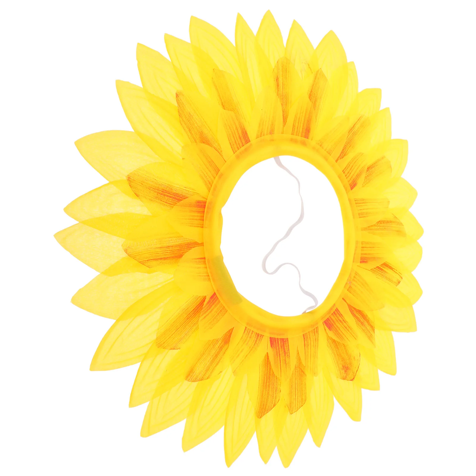 

Sunflower Headgear Cosplay Costume Halloween Seeds Birthday Party Prop Hat Silk Cloth Kids Accessory