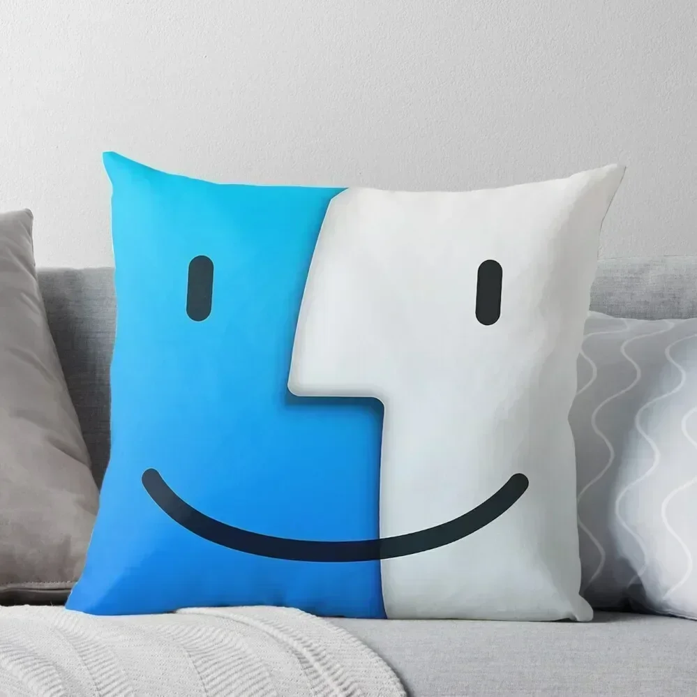 

Finder Logo Throw Pillow Sofa Pillow Cover Pillowcases Bed Cushions Christmas Covers Pillowcases Cushion Covers Sofa pillow