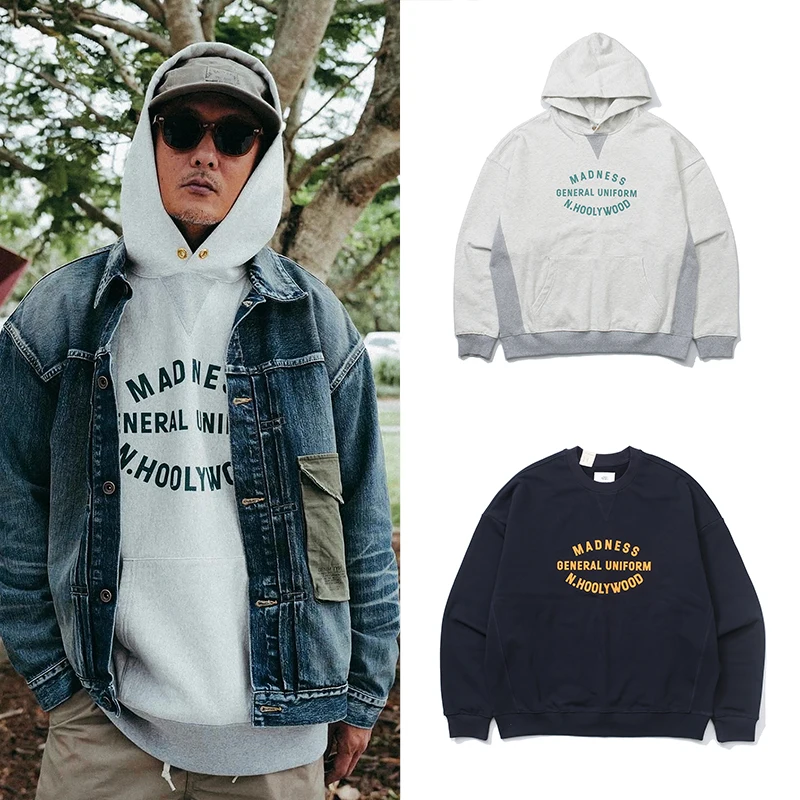 

Limited Edition 0th Anniversary Hoodie Sweatirt by MADNXNHOOLYWOOD Wu Wen Le Collaboration Youth Casual Long Sve