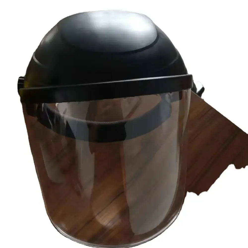 Transparent polycarbonate visor face shield protective eye and face CE ANSI certificated