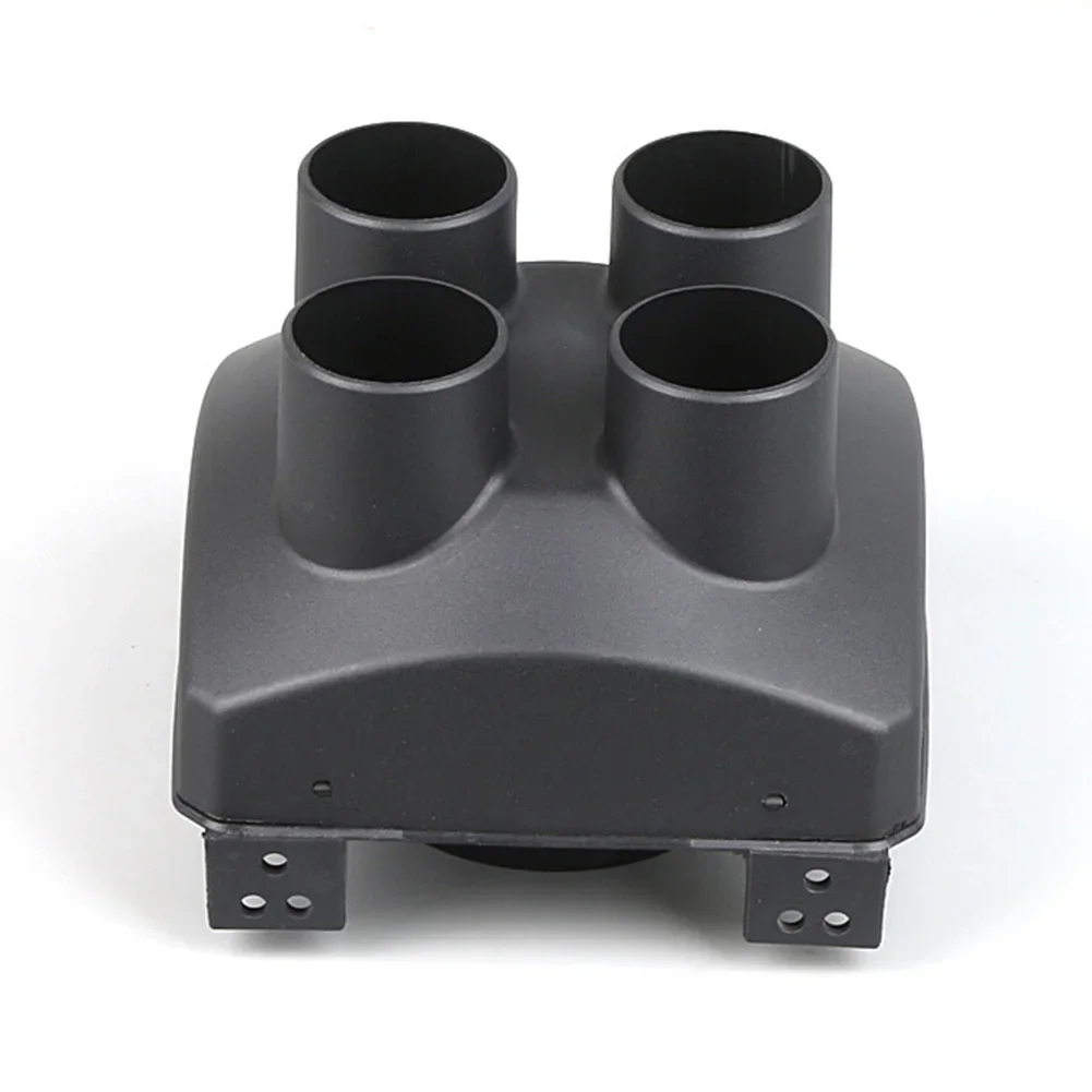 Improve Heater Performance with Air Outlet Vent Cover Converter Efficient Flow Black 1 Hole 75mm to 4 Holes 42mm