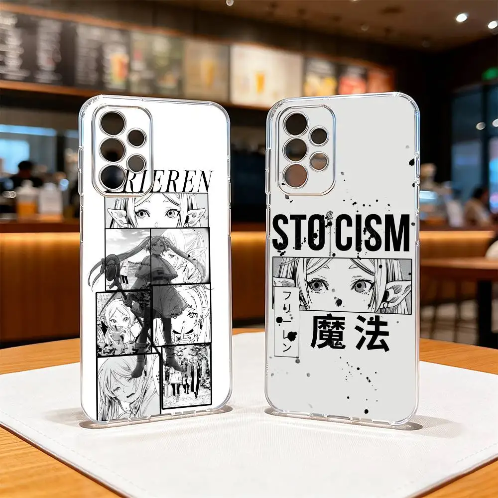 FrierenS BeyondS Phone Case For Samsung S25,S24,S21,S22,S23,S30,Ultra,S20,Plus,Fe Transparent Cover