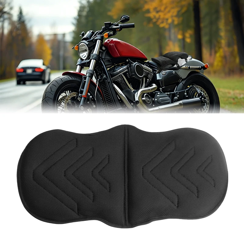 

Универсальная мотоциклетная гелевая подушка для сиденья, высокоэластичная амортизирующая подушка, удобный чехол на седло, противоскользящая подушка для сиденья для двойного сиденья