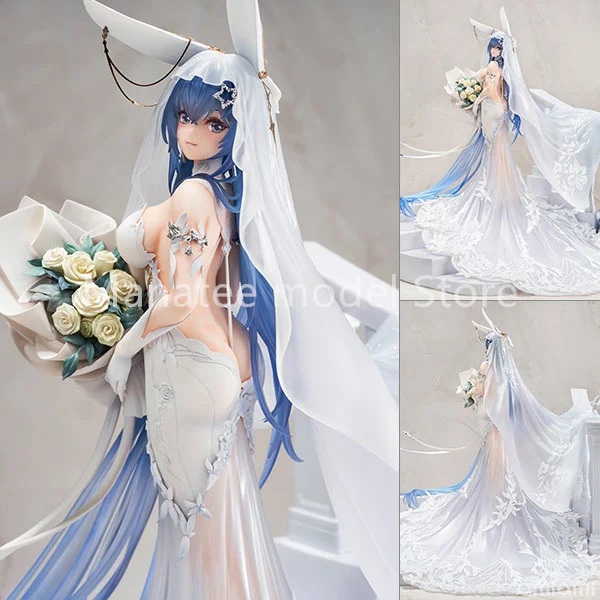 APEX Original Azur Lane New Jersey Snow-White Ceremony 1/7 PVC Action Figure Anime Model Toys Figure Collection Doll Gift