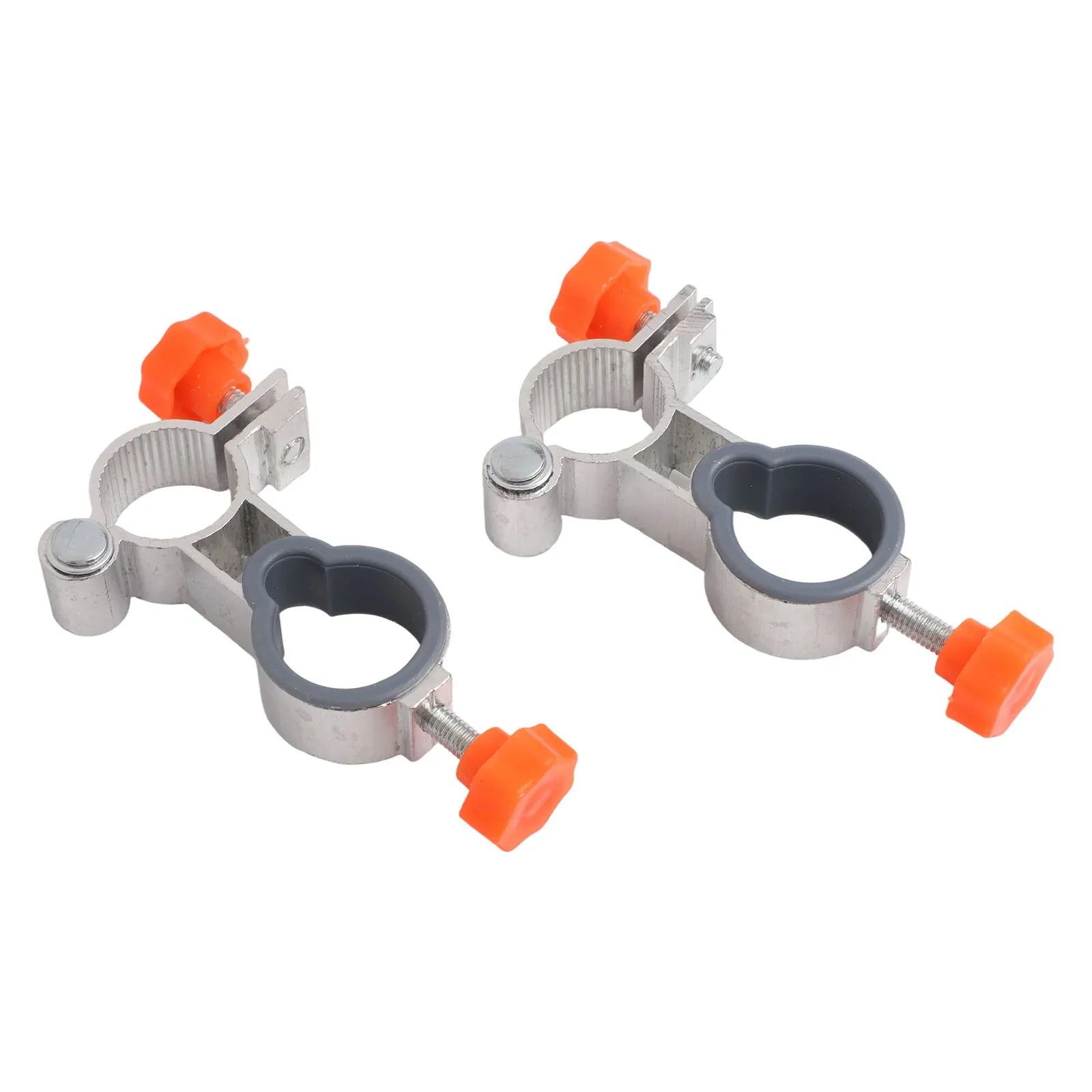 Aluminum Clip On Mount For Umbrella 2 Pcs For Garden Chair Parasol Support On Outdoor Patio Balcony Deck Applications
