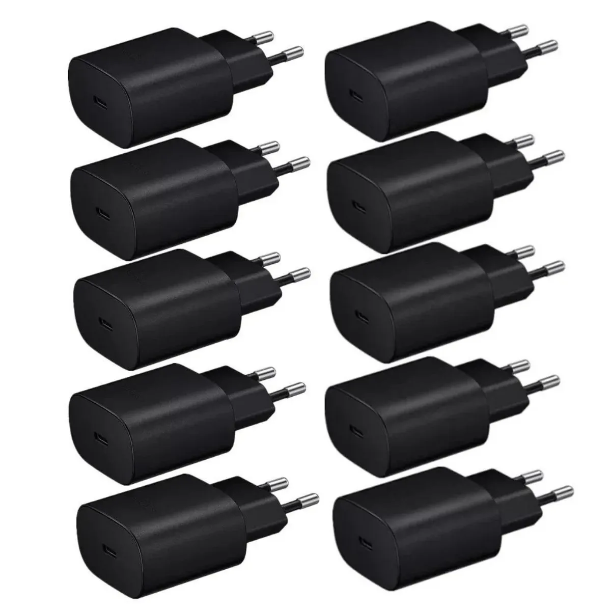 5/10pcs 25W Fast Charging Type C PD Wall Charger USB-C Power Adapter For Samsung S20 S21 S22 S23 Not