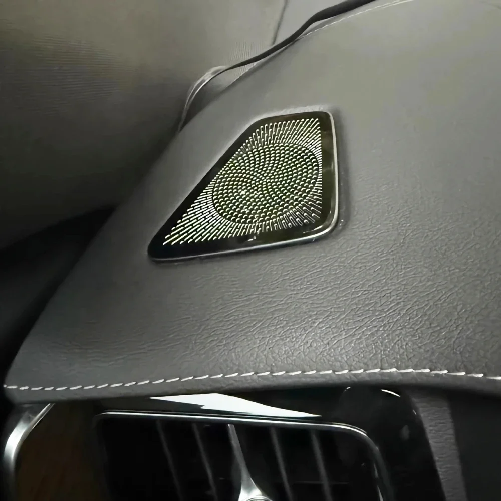 2Pcs Dashboard Air Outlet Cover For Volvo XC60 S60 V60 Left Side Drive Air Vents Car Stickers Stainless Steel