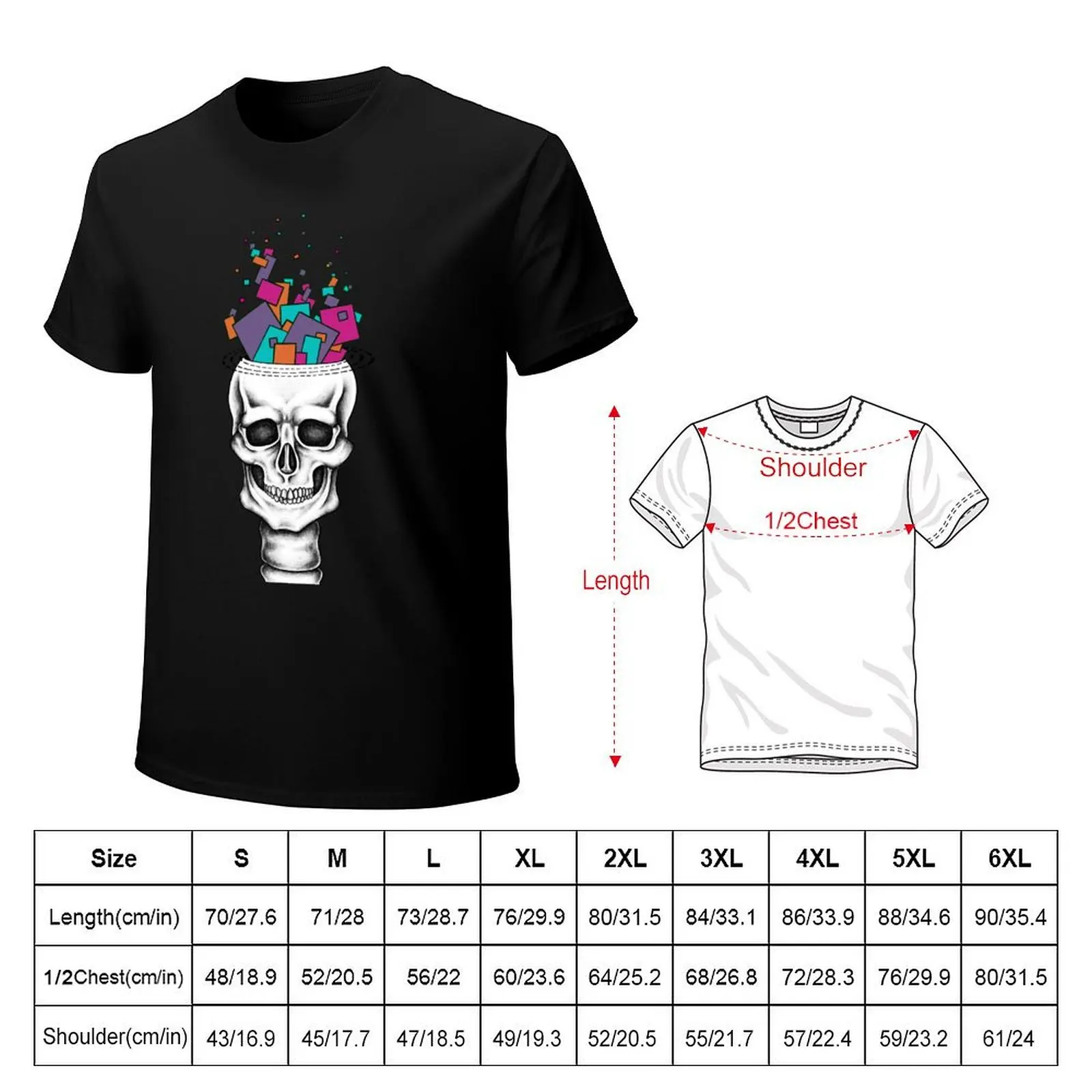 Scatter Brain T-Shirt Urban Casual Loose Fit Tee