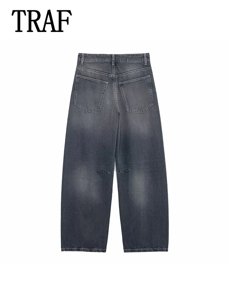 2025 Denim broek voor dames Baggy jeans Dames Hoge taille broek Dames Street chic Casual damesjeans