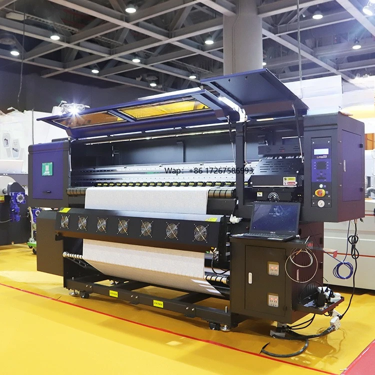 1.8m/3.2m Digital Textile Printing Machine Flag Banner Polyester Inkjet Dye Fabric Sublimation Printer
