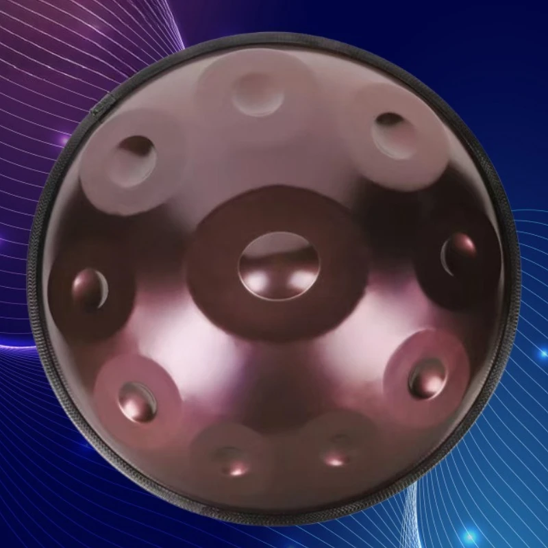 

Профессиональный ручной барабан, 22-дюймовый ручной барабан для медитации, большой ручной барабан из нержавеющей стали, портативный вибрирующий тон, перкуссия