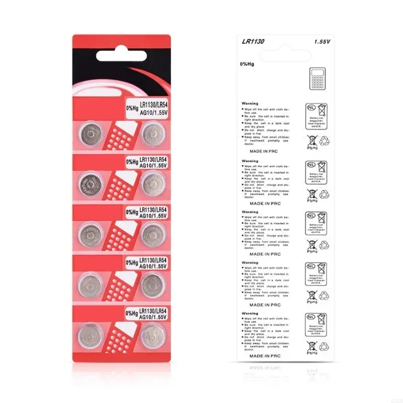 Pakiet 270B 10/20 AG10 LR1130 Baterie komórek alkalicznych dla małych urządzeń