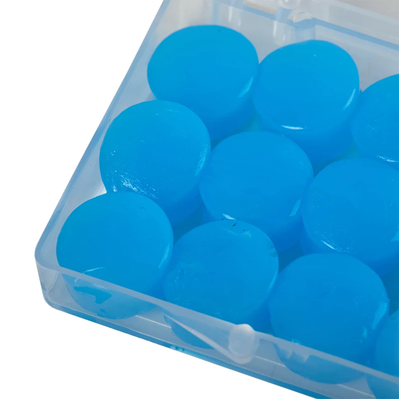 Reusable 12PCS Silicone Ear Plug Silicone Wax Earplugs Swimming Moldable Earplugs Noise Reduction Cancelling Sleeping Protection