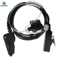 Acoustic Air Tube Headset PTT Mic Earpiece for Kenwood TK280 NX200 NX210 NX300 NX410 TK2140 TK3140 TK-280 290 380 480 3180 Radio