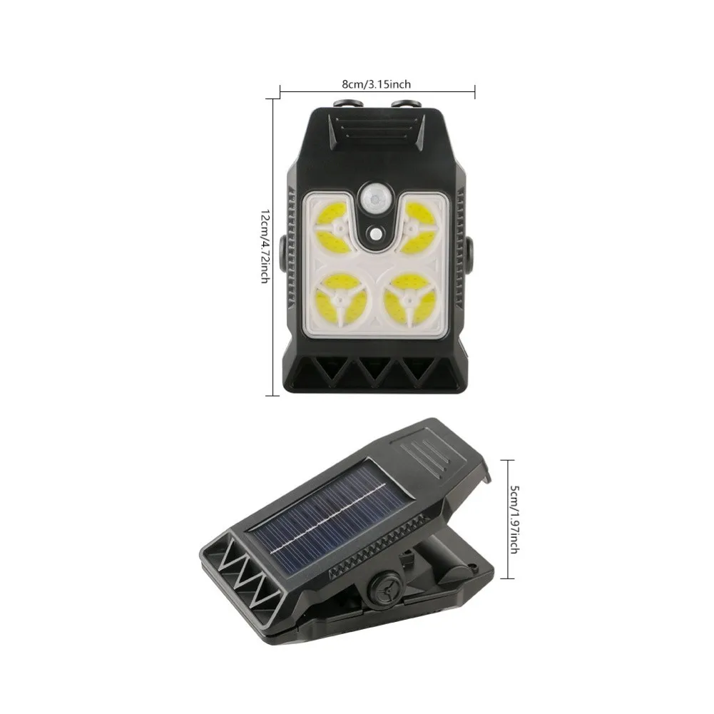 Eco Friendly Solar Light Solar Lamp Garden Wall Lamp Solar Clip Light Solar Powered Charging 180 Wide-angle Detection