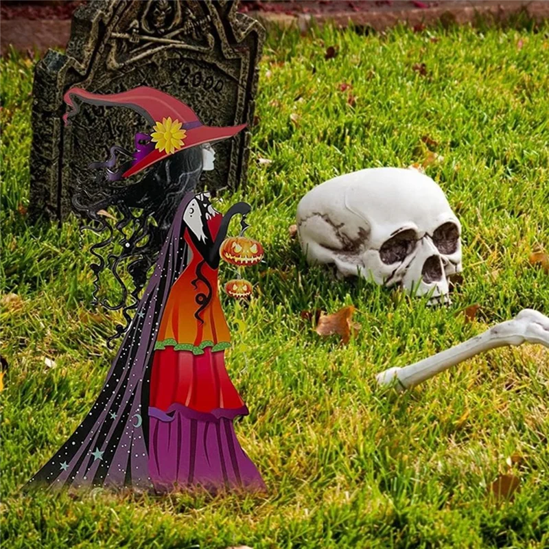 Halloween Witch Decoration, Halloween Witch Decoration, Fantastic Art Collection, Halloween, Courtyard, Garden, Lawn