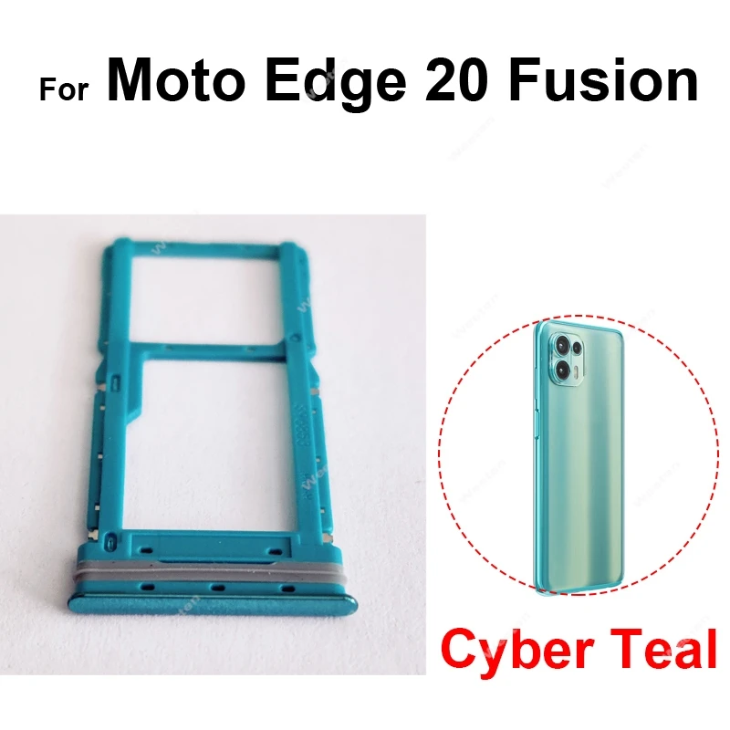 

Для Motorola MOTO Edge 20 Fusion лоток для SIM-карты, держатель слота для устройства чтения SIM-карт, адаптер, запасные части для ремонта