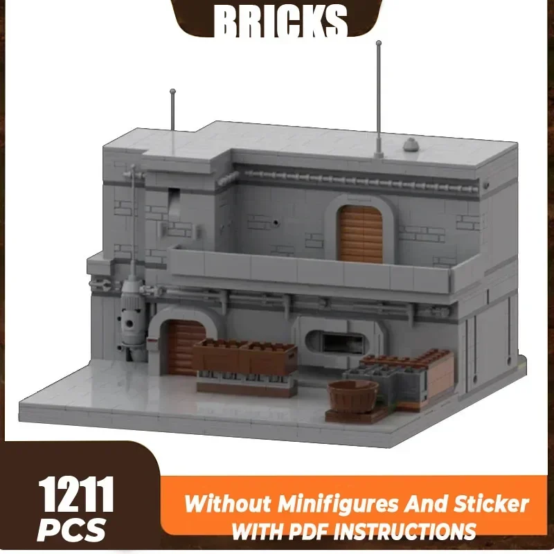 

Звездная сцена из фильма, модель Moc, строительные кирпичи, технология города Lothaler, модульные блоки, подарки, рождественские игрушки, наборы «сделай сам», сборка