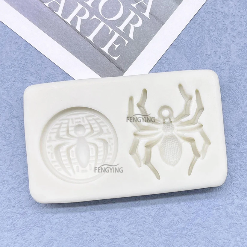 Spider Halloween Silicone Cake Baking Mold Sugarcraft Chocolate Cupcake Resin Tools Fondant Decorating Tools