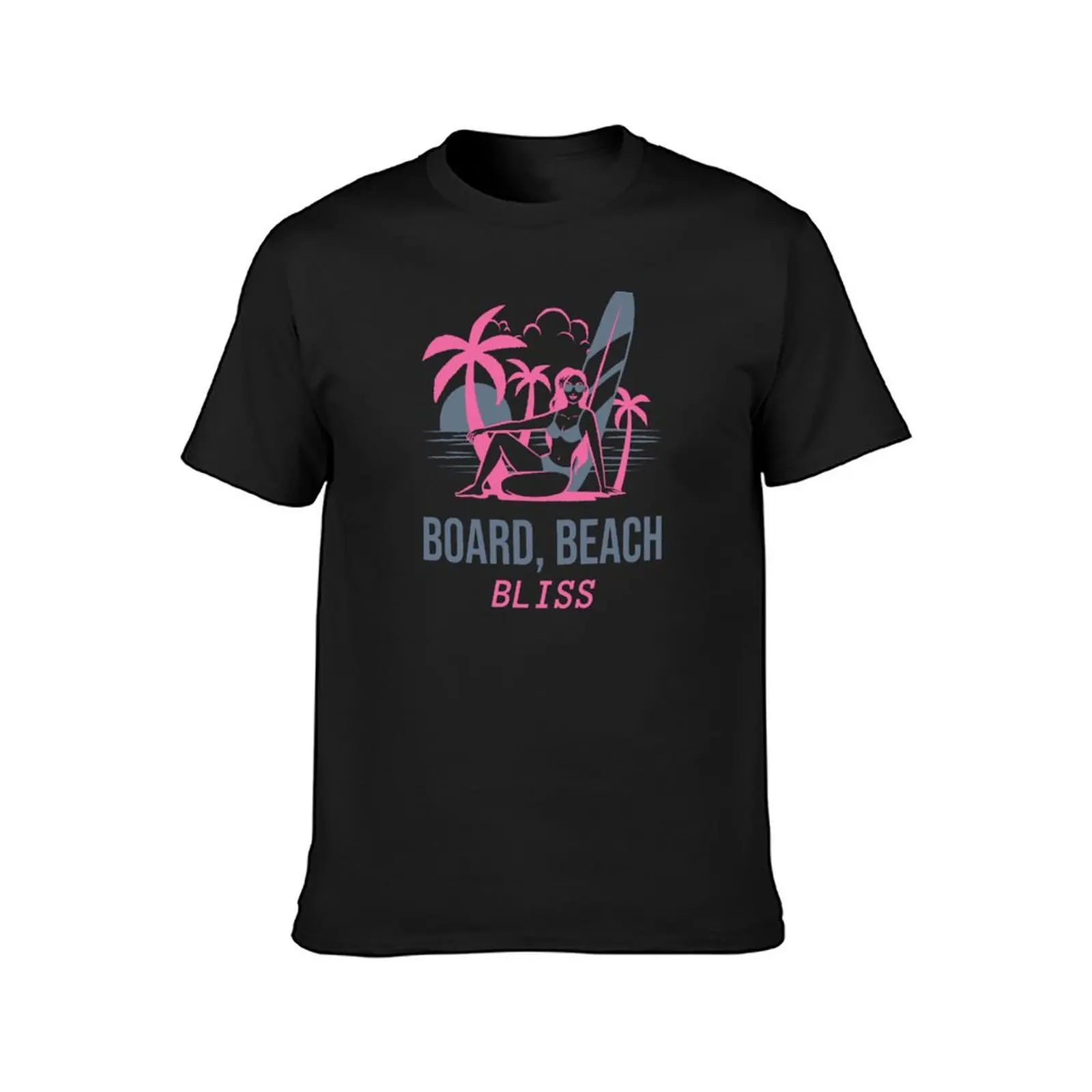 Board, Beach, Bliss Surfing Life T-Shirt animal prinfor boys sublime shirts graphic tees mens graphic t-shirts