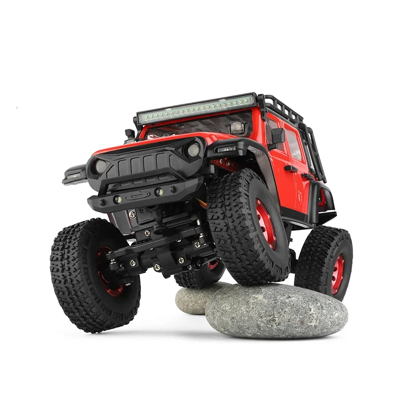 2025 New RC Cars WLtoys 2428 1/24 With LED Light 2.4G 4WD Toys Metal Chassis Electric Toys Off-road Climbing Car For Boys