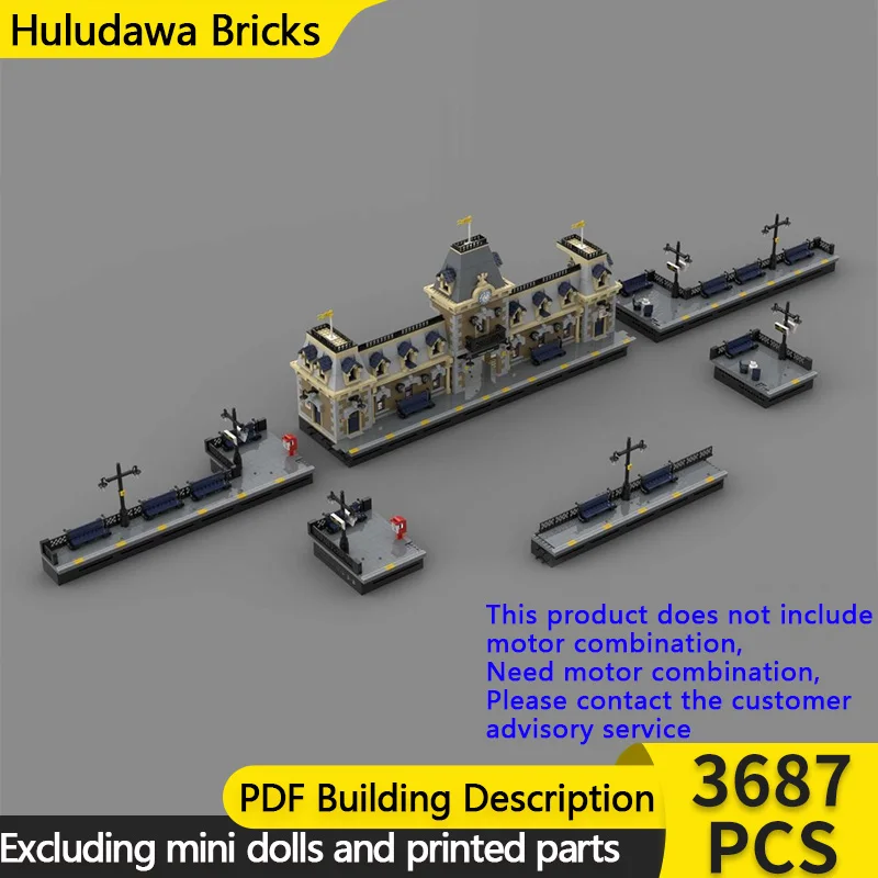 

Модель-конструктор Street View: Замок-станция, архитектурный модульный набор, технологичные строительные блоки, детские праздничные подарки, игрушки для сборки