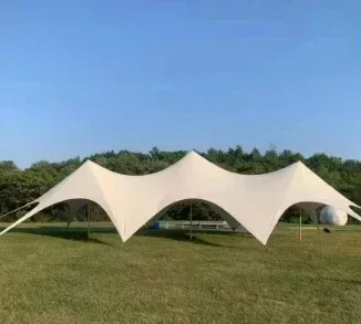 Hump Tent Octopus Shape Waterproof Sunscreen,Cloud Top Canopy Large Space Multiple Sizes Thick Oxford,for Camping Wedding Party