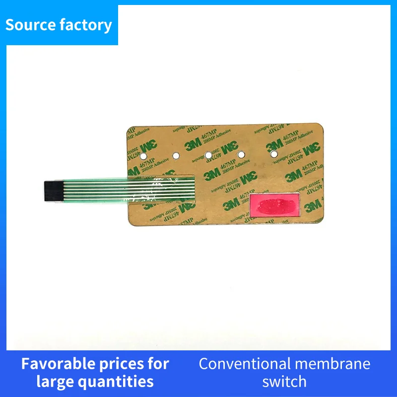 Processing custom PVC button film switch PC film panel touch button surface film switch