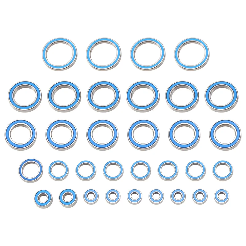 33PCS Rubber Sealed Ball Bearing Kit for 1/5 Traxxas X-Maxx XMAXX 8S RC Car Upgrades Parts