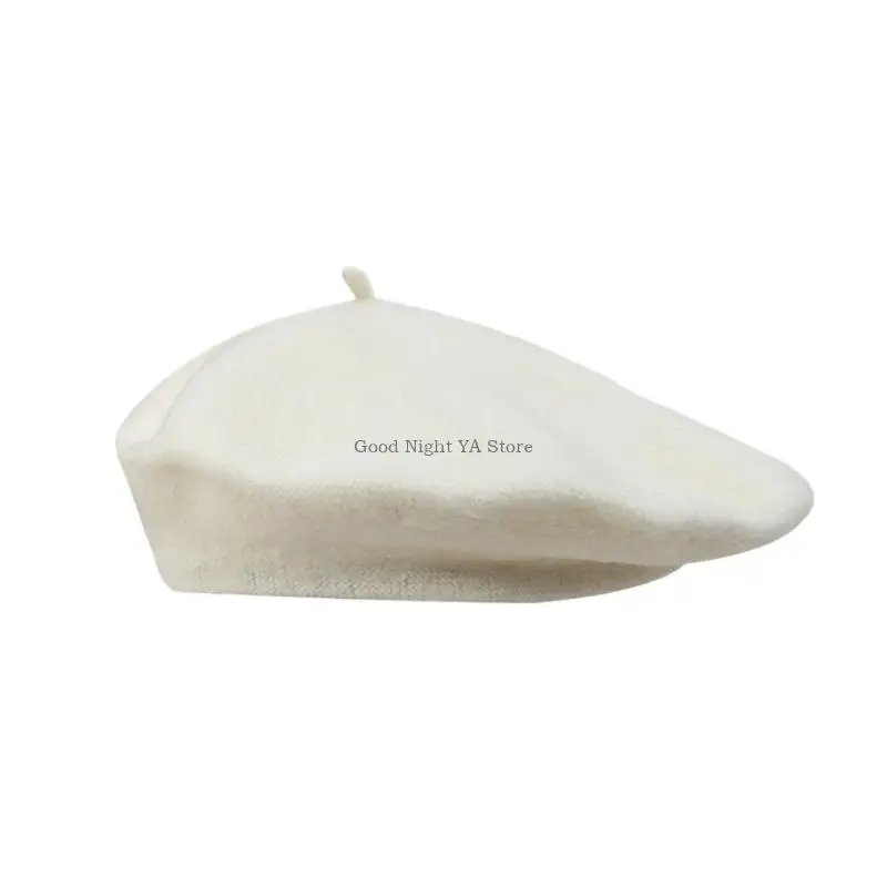 

French Winter Caps Unisex Color Stretchy Soft Acrylic Blend Vintage Autumn Headwear Elastic Design