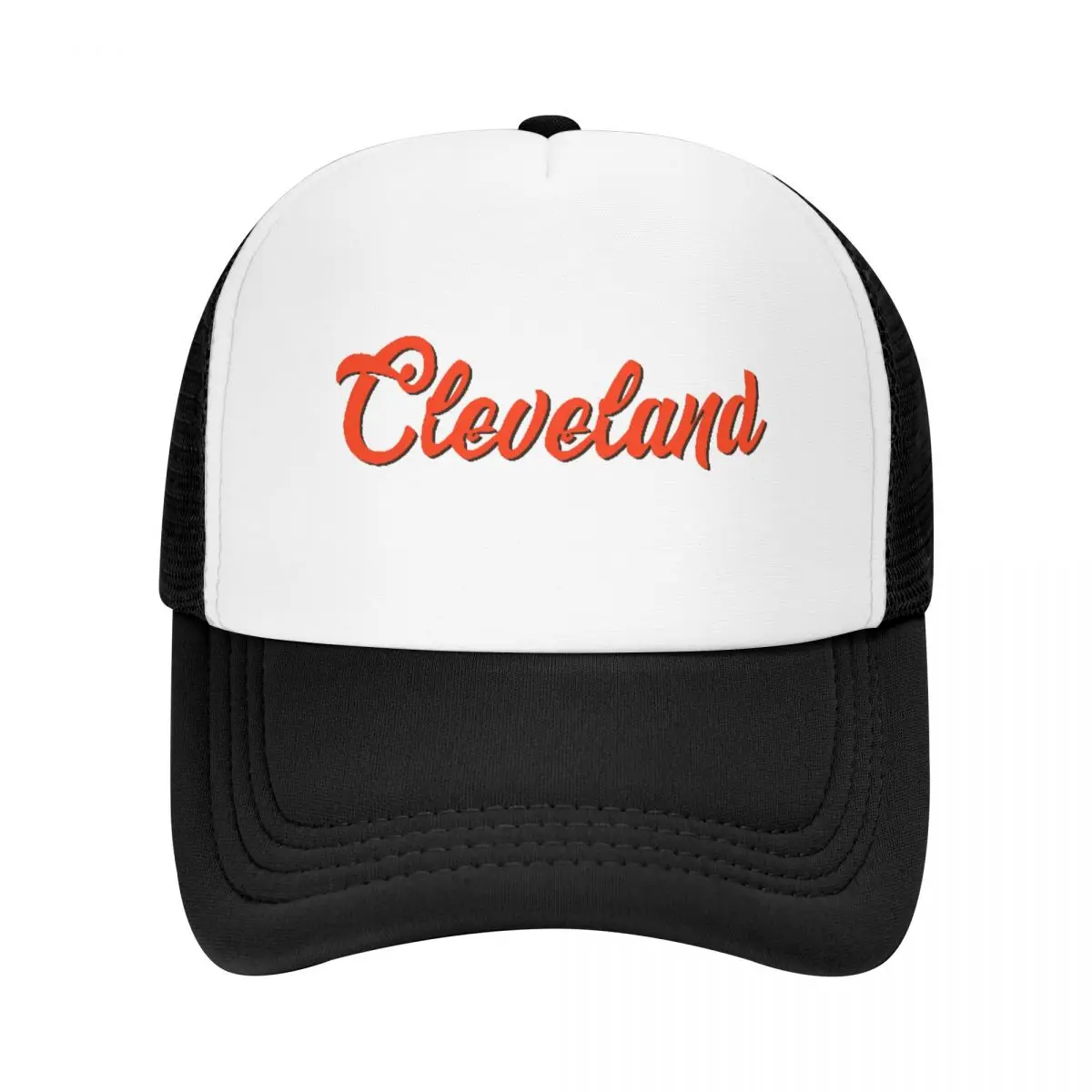 Cleveland Cap Fashion Casual Mesh Baseball Caps Adjustable Hat Hip Hop Summer Unisex Baseball Hats Polychromatic