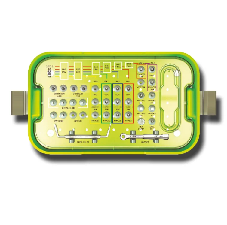 

Dentium den tal im plant Surgical Kit SuperLine and im plantium Instrument Kit