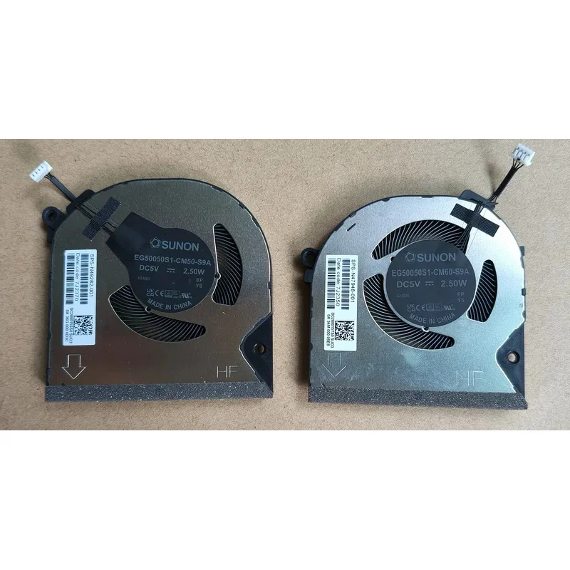 New for HP X360 15Z-FH 15-FE 2-in-1 TPN-C165 C166 FAN N47948-001