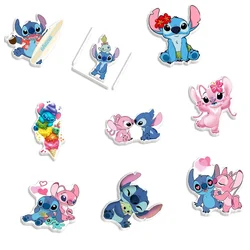 Disney Stitch Resin Planar Flat vari ruoli cabochon Scrapbook ragazze per Souvenir arti e mestieri Crocs scarpe decorazione