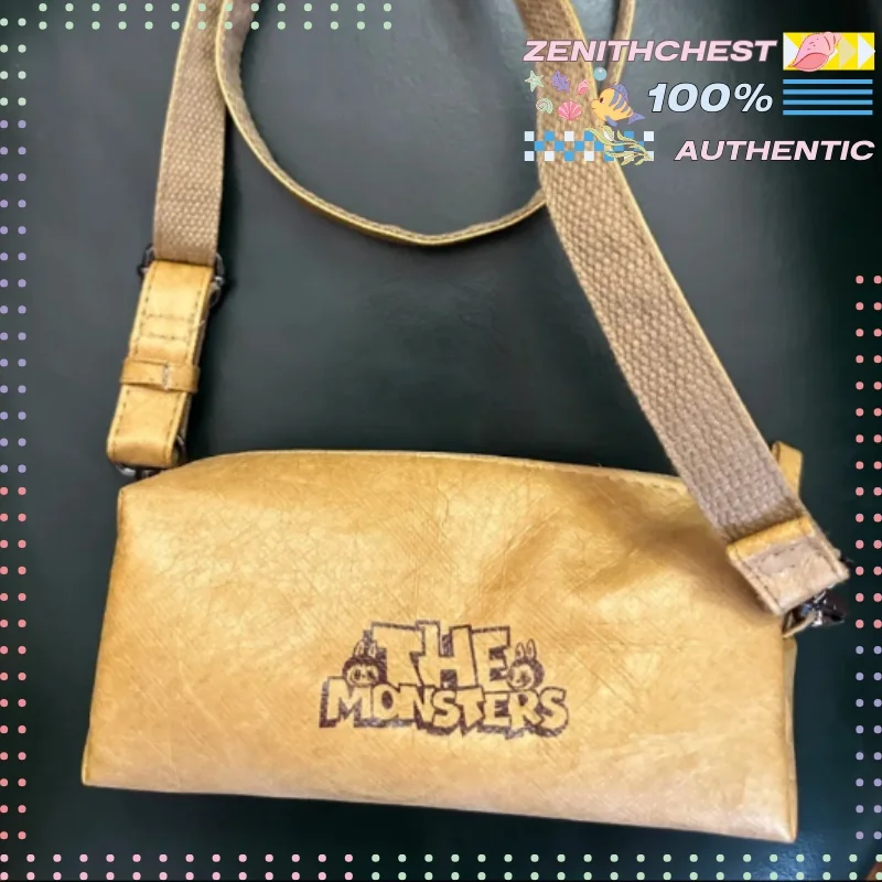 POPMART Labubu Zimomo The Monsters Tyvek Cylindrical Crossbody Bag