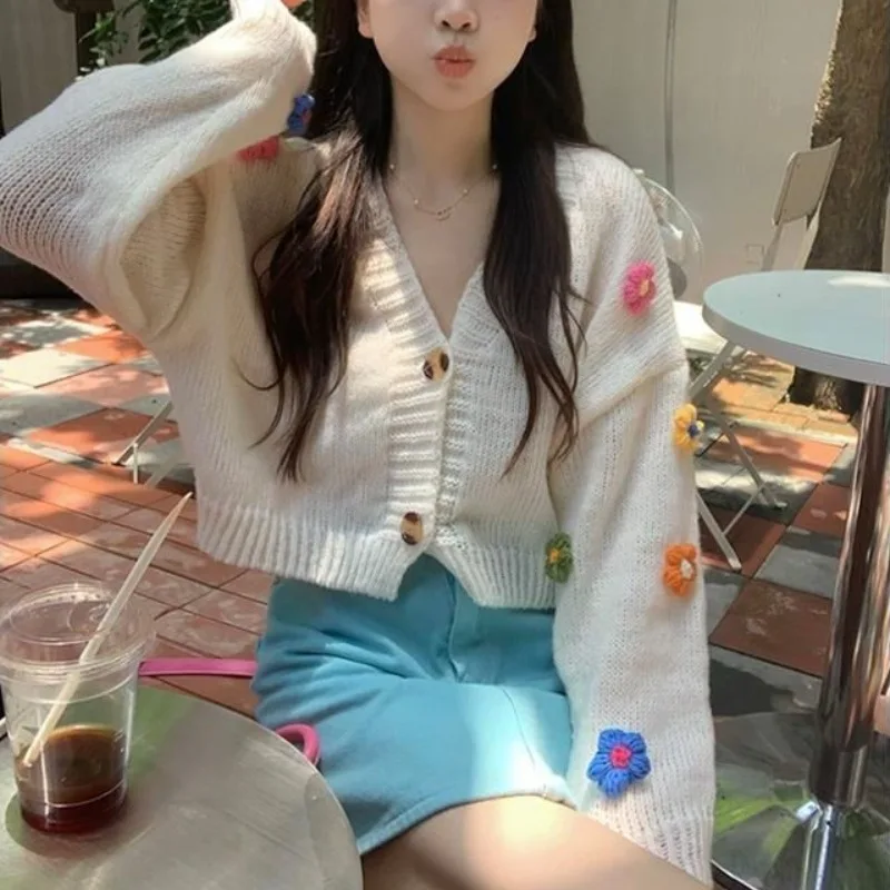 

sweaterWoman clothes knitwearwomen's sweaterWinter sweaterShort two piece bucklekeep warmSoft and warm sweater