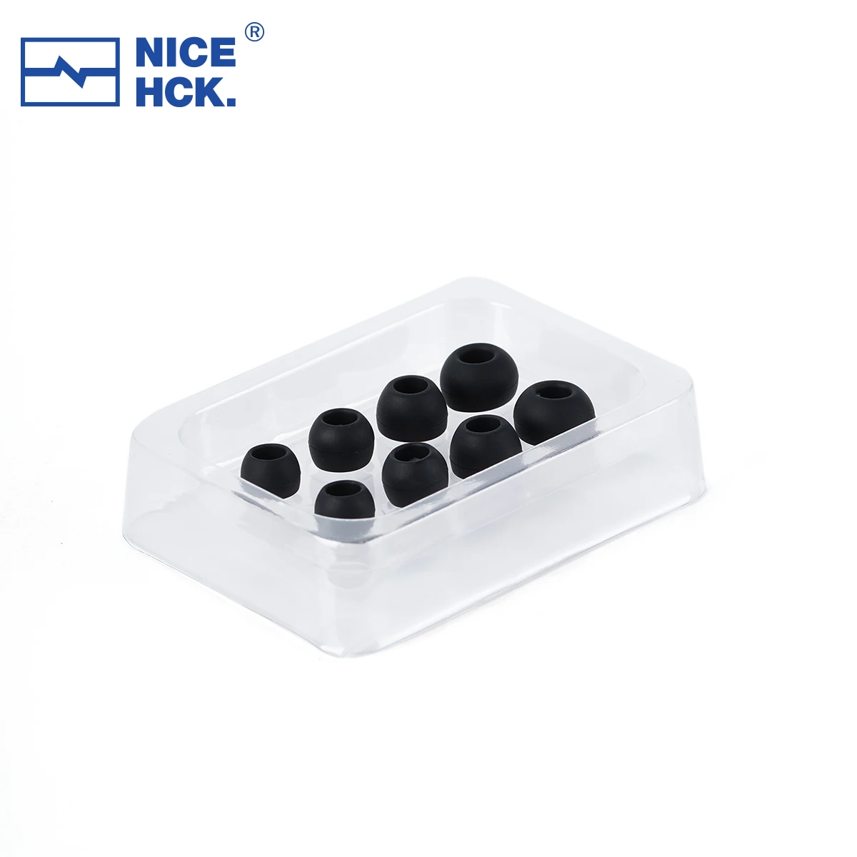 NICEHCK N04 Акустические силиконовые насадки для наушников, мягкий материал, размеры SS/S/M/L, шумоизолирующие, улучшающие качество звука, аксессуар для IEM