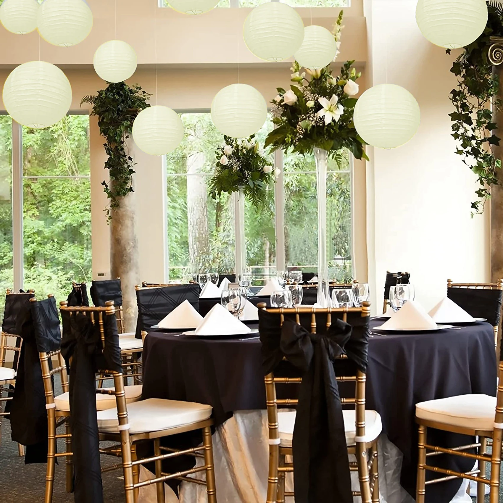 فانوس ورقي صيني ياباني ، غرفة واحدة ، 50 (20 بوصة) ، للحفلات والزفاف