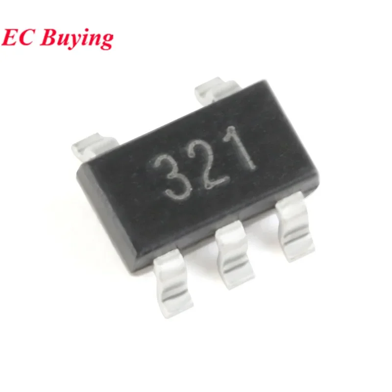 50pcs/5pc SGM321 SGM321YN5/TR 321 SOT-23-5 Rail-to-Rail CMOS Operational Amplifier Chip IC SMD Integrated Circuit