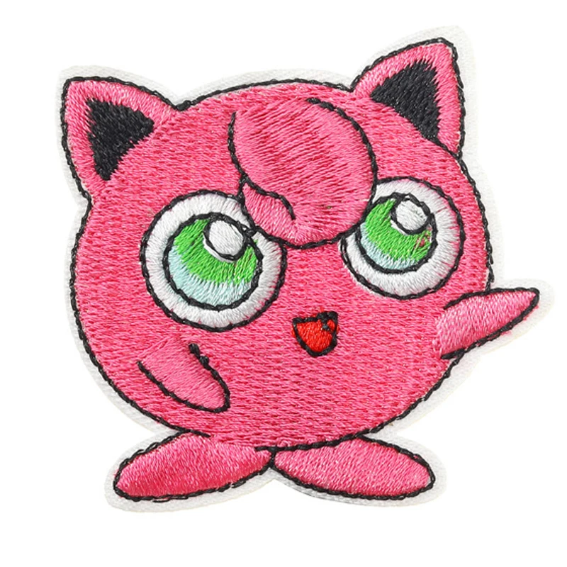 Śliczne rzeczy łatka Cartoon Anime haftowane naszywki na odzież DIY żelazko na naszywki na ubrania łatka do gier naklejki