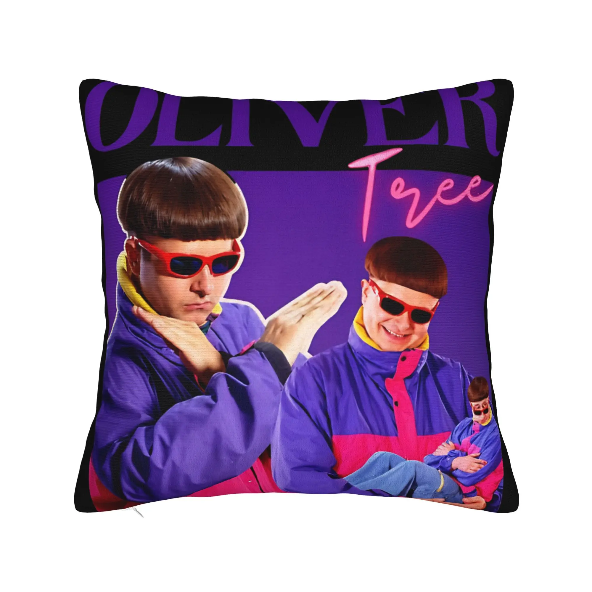 Oliver Tree Rest In Peace 1993 to 2026 Memorial Pillow Cover Cushion Cover Retro Trendy Pillow Case For Living Room Bed Chair