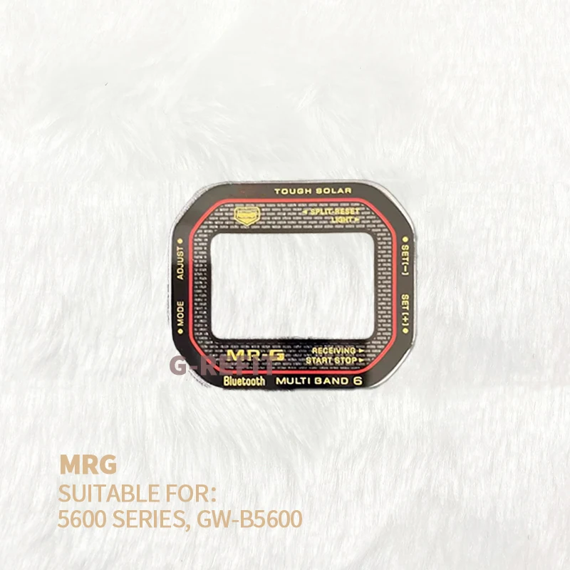 G-Refit New Effect of Refitting GMWB5000 DW5600Series Watch Lens GW-B5600 GB-5600 GWX5600 DW5025 Sapphire Lens Metal Bezel Strap