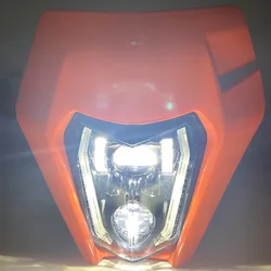 For KTM Led Headlight EXC Enduro Motorcycle Headlamp SX XC XCF SXF SMR SMC XCW EXCF Dirt Bike Motocross Modified Accessories