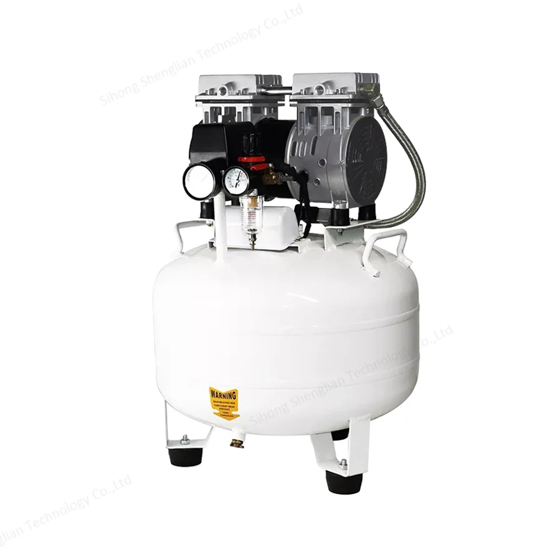 Ultra Silent Industrial Compressor Oil Free Air Compressor for den tal Medical  Clinic Use